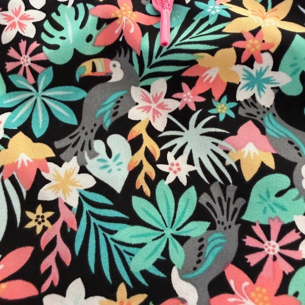 Chubbies Mens 2X Large Swim Trunks Shorts Tropical Toucan Floral Print 7